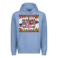 Colony Blue race life tumbler Premium Hoodie - Artiststas