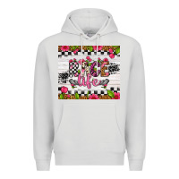 Dove Grey race life tumbler Premium Hoodie - Artiststas