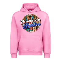 Fuchsia Pink american babe Urban Hoodie - JahusDesignShop