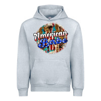 Heather Grey american babe Urban Hoodie - JahusDesignShop