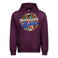 Mauve Wine american babe Urban Hoodie - JahusDesignShop