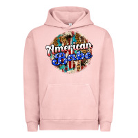 Pigment Salmon american babe Urban Hoodie - JahusDesignShop
