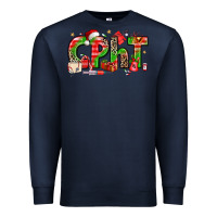 Navy christmas cpht pharmacy technician Premium Sweatshirt - texasbilliewilder