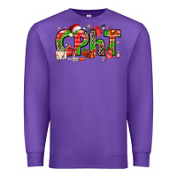 Purple christmas cpht pharmacy technician Premium Sweatshirt - texasbilliewilder