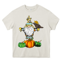 Cream Scracrow Heavy Core Tee - CowhideDigitalArt