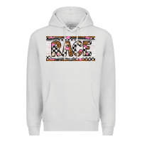 Dove Grey race license plate Premium Hoodie - Artiststas