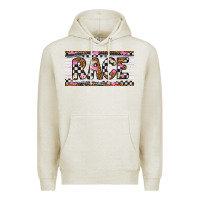 Oatmeal Heather race license plate Premium Hoodie - Artiststas