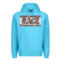 Ocean Blue race license plate Premium Hoodie - Artiststas