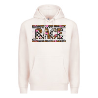 Pale Pink race license plate Premium Hoodie - Artiststas