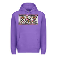 Purple race license plate Premium Hoodie - Artiststas