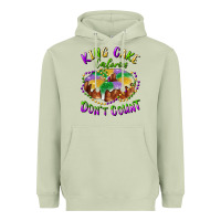 Matcha mardi gras king cake calories don't count Heavyweight Hoodie - RanaPortraitStore