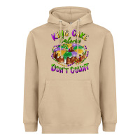 Mushroom mardi gras king cake calories don't count Heavyweight Hoodie - RanaPortraitStore