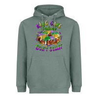 Sage mardi gras king cake calories don't count Heavyweight Hoodie - RanaPortraitStore