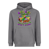 Storm mardi gras king cake calories don't count Heavyweight Hoodie - RanaPortraitStore