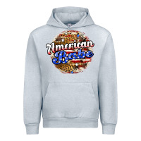 Heather Grey american babe Urban Hoodie - JahusDesignShop
