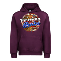 Mauve Wine american babe Urban Hoodie - JahusDesignShop