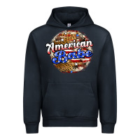 Navy american babe Urban Hoodie - JahusDesignShop