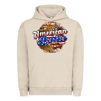 Pigment French Oak american babe Urban Hoodie - JahusDesignShop