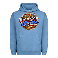 Pigment Pebble Blue american babe Urban Hoodie - JahusDesignShop