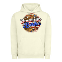 Pigment Pistachio american babe Urban Hoodie - JahusDesignShop