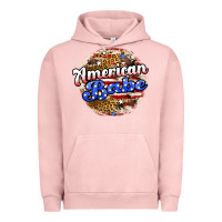 Pigment Salmon american babe Urban Hoodie - JahusDesignShop