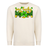 Sandshell one lucky mom Premium Sweatshirt - Zillion Design Studio