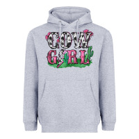 Heather Grey cowgirl lightning bolt Heavyweight Hoodie - Zillion Design Studio