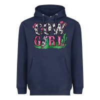 Navy cowgirl lightning bolt Heavyweight Hoodie - Zillion Design Studio