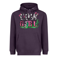 Plum cowgirl lightning bolt Heavyweight Hoodie - Zillion Design Studio