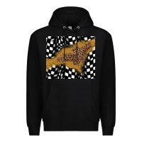 Black racing glitter leopard Premium Hoodie - JahusDesignShop