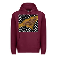 Burgundy racing glitter leopard Premium Hoodie - JahusDesignShop