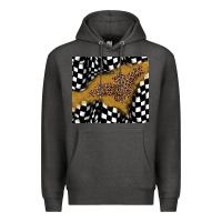 Charcoal Heather racing glitter leopard Premium Hoodie - JahusDesignShop