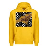 Lemon racing glitter leopard Premium Hoodie - JahusDesignShop