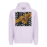Lilac racing glitter leopard Premium Hoodie - JahusDesignShop