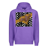 Purple racing glitter leopard Premium Hoodie - JahusDesignShop