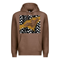 Chestnut racing glitter leopard Premium Hoodie - JahusDesignShop
