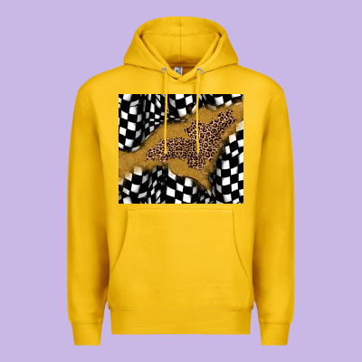 Racing Glitter Leopard Premium Hoodie Designed By Jahusdesignshop