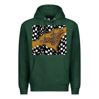 Sports Green racing glitter leopard Premium Hoodie - JahusDesignShop