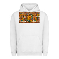 Pigment Lunar Rock sunflower gemstone leopard cowhide horseshoe license plate Urban Hoodie - Artiststas