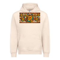 Sandshell sunflower gemstone leopard cowhide horseshoe license plate Urban Hoodie - Artiststas