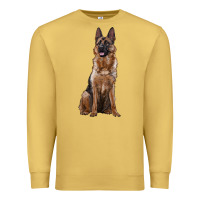 Antique Gold german shepherd Premium Sweatshirt - RanaPortraitStore