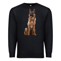 Black german shepherd Premium Sweatshirt - RanaPortraitStore