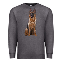 Charcoal Heather german shepherd Premium Sweatshirt - RanaPortraitStore