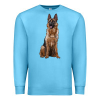 Ocean Blue german shepherd Premium Sweatshirt - RanaPortraitStore