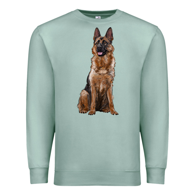 German Shepherd Premium Sweatshirt by RanaPortraitStore | Teevron