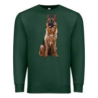 Sports Green german shepherd Premium Sweatshirt - RanaPortraitStore