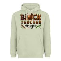 Matcha black teacher magic melanin male teacher Heavyweight Hoodie - texasbilliewilder