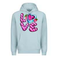 Love With Strawberry Candy Premium Hoodie | Teevron
