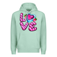 Seafoam love with strawberry candy Premium Hoodie - AdoDesignShop