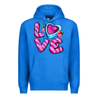 True Royal love with strawberry candy Premium Hoodie - AdoDesignShop